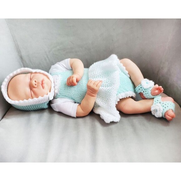 Handmade Knit Baby Shower Gift Set - Picture 2 of 6